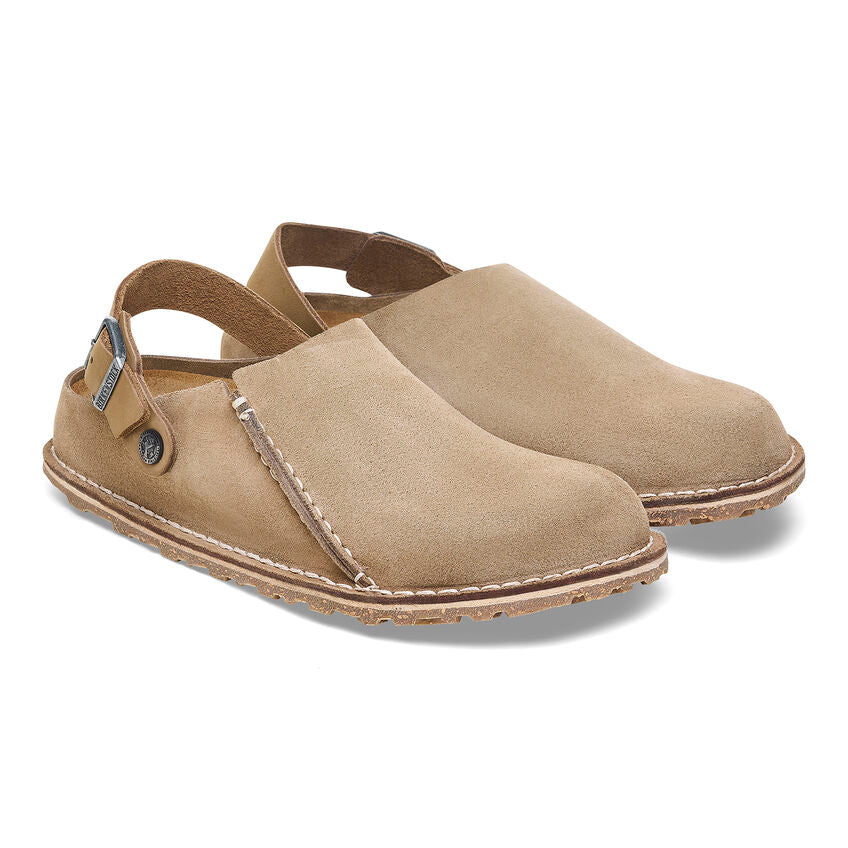 BIRKENSTOCK LUTRY PREMIUM GRAY TAUPE SUEDE