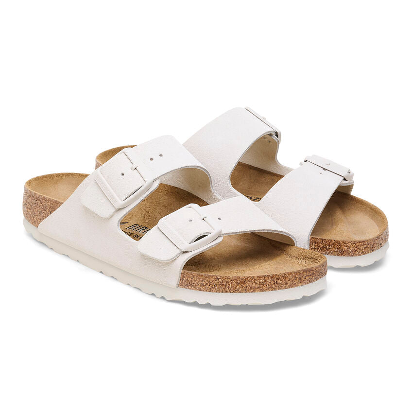 BIRKENSTOCK ARIZONA ANTIQUE WHITE SUEDE