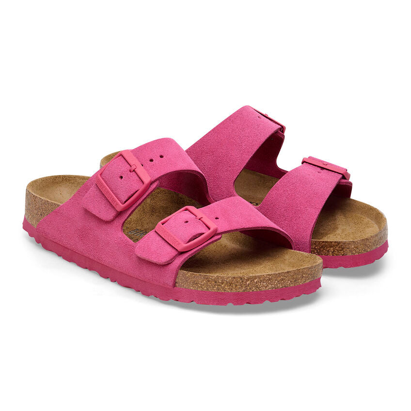 BIRKENSTOCK ARIZONA FUCSIA TULIP SUEDE