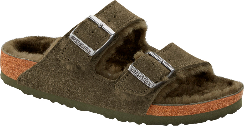 BIRKENSTOCK ARIZONA SHEARLING THYME - VERDE