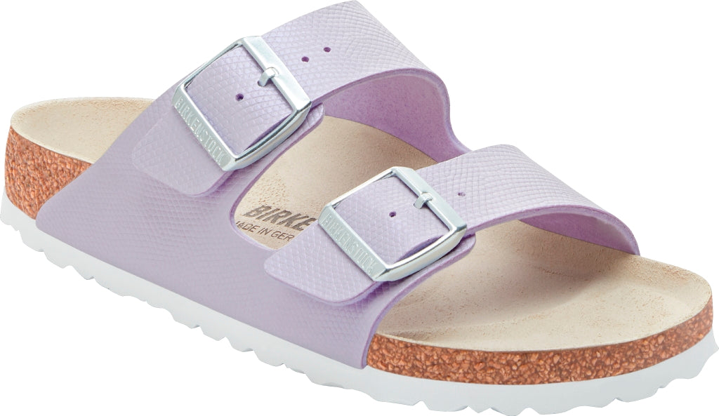 BIRKENSTOCK ARIZONA SHINY LIZARD PURPLE FOG