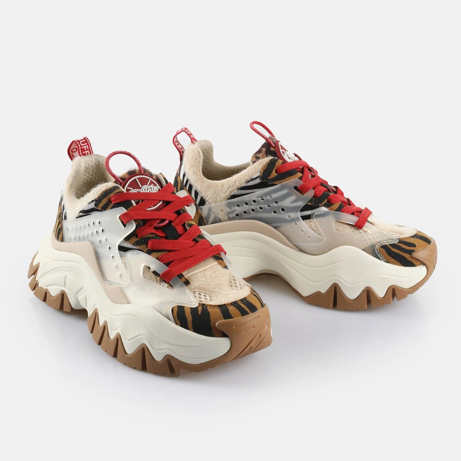 BUFFALO TRAIL ONE BROWN-CREAM-RED