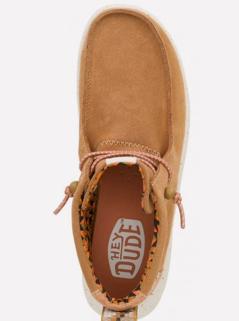 DUDE WENDY PEAK HI SUEDE CHESTNUT