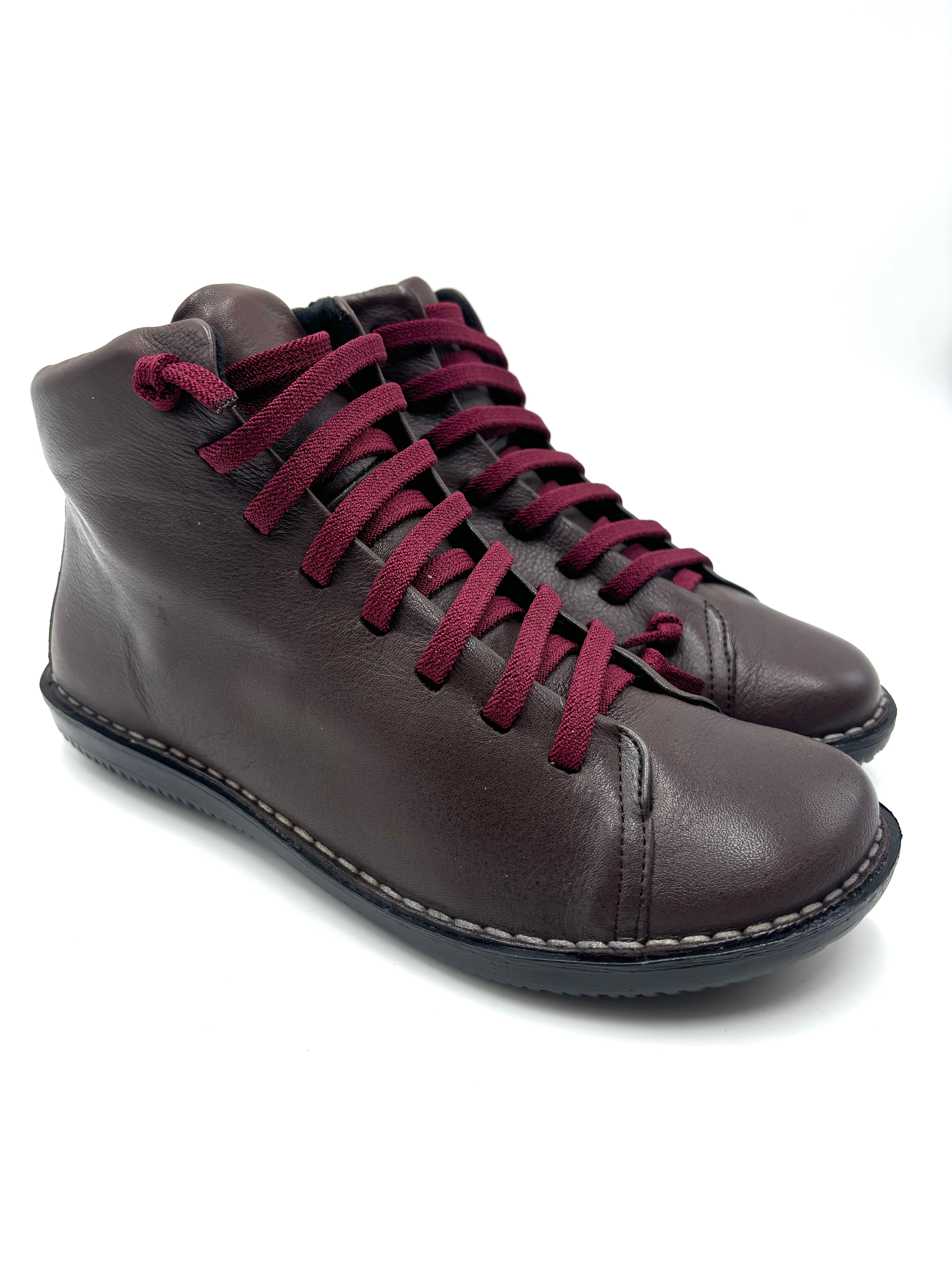 CHACAL SNEAKER STRINGA ELASTICA 6822 MINERVA LODO BROWN