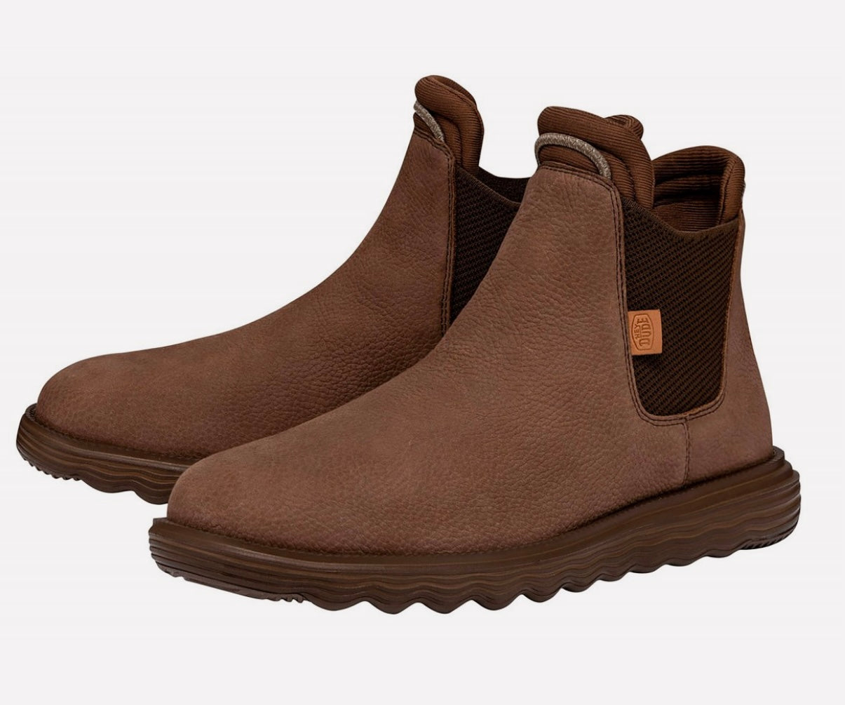 DUDE BRANSON BOOT M CRAFT LEATHER BROWN