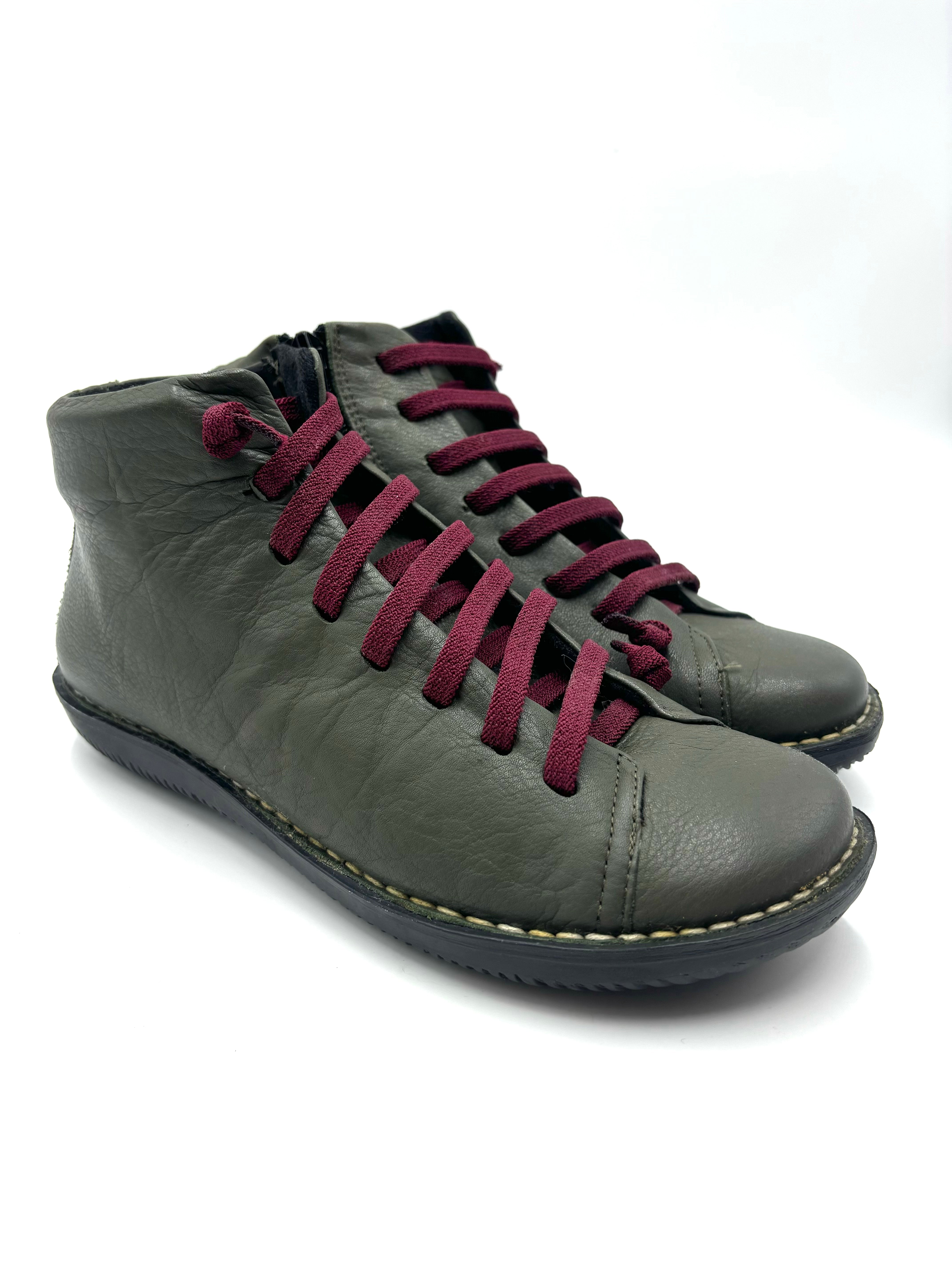 CHACAL SNEAKER STRINGA ELASTICA 6425 MINERVA MUSGO VERDE