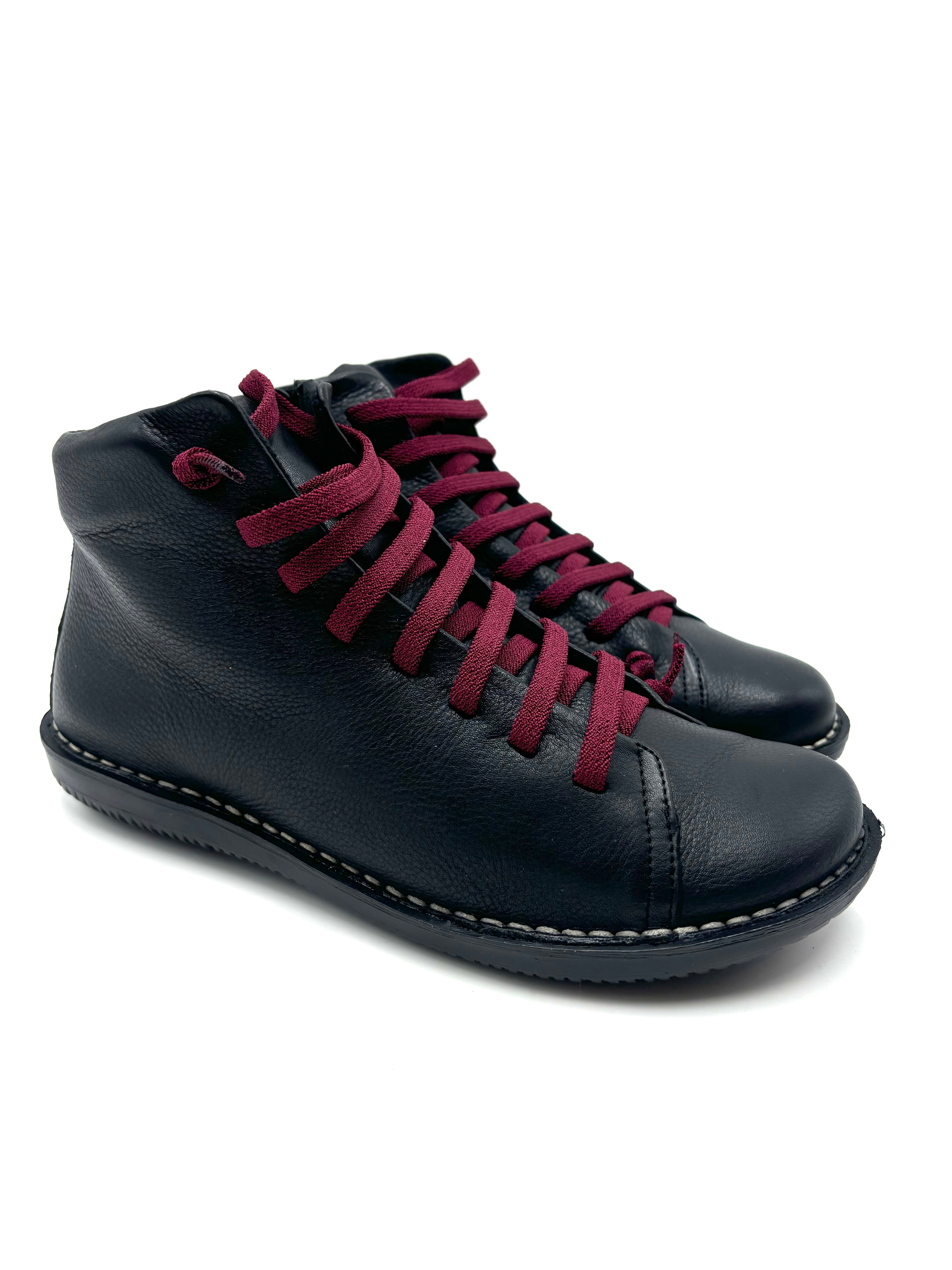 CHACAL SNEAKER STRINGA ELASTICA 6822 MINERVA NERO