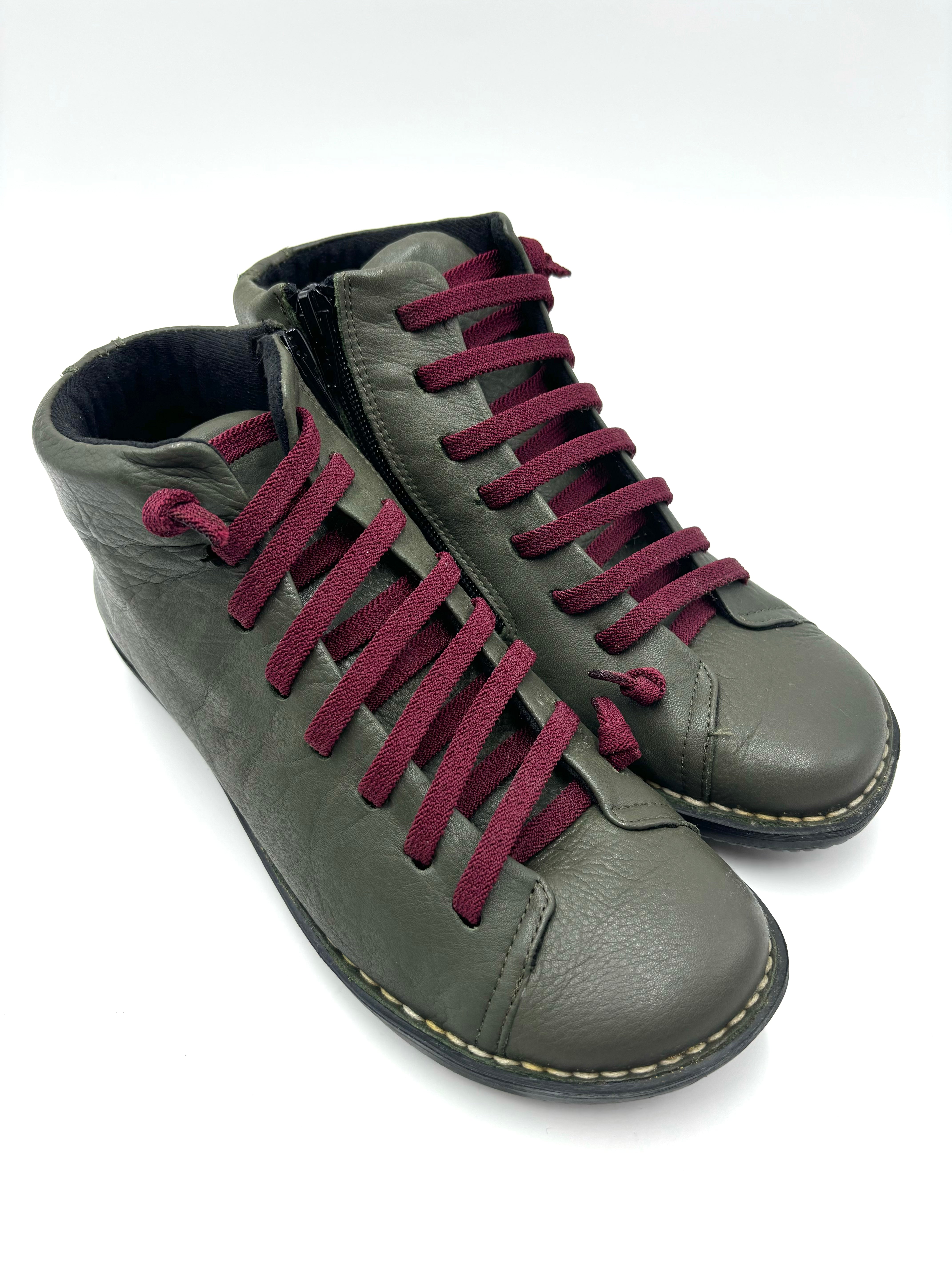 CHACAL SNEAKER STRINGA ELASTICA 6425 MINERVA MUSGO VERDE