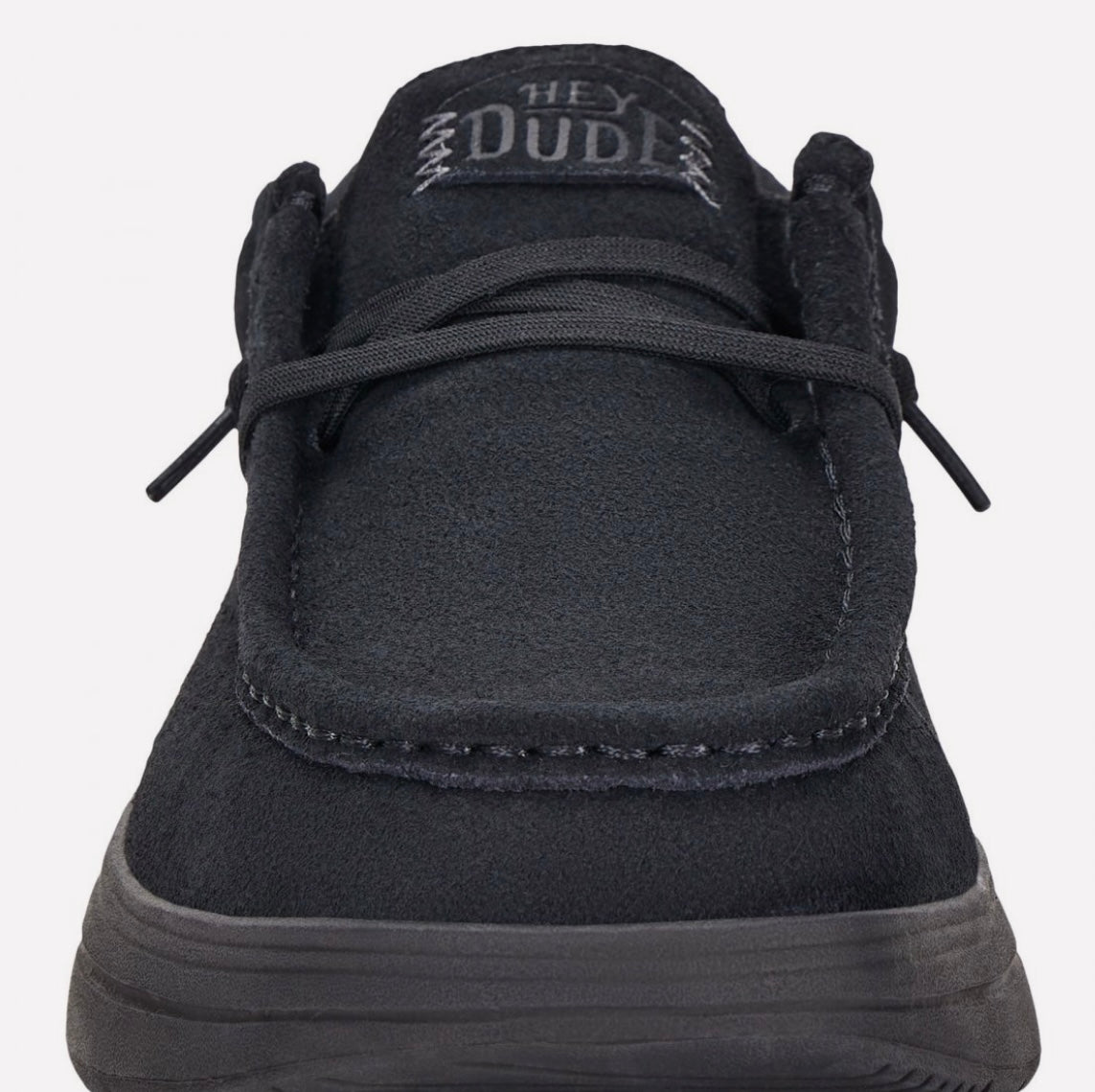 DUDE WALLY COMF SUEDE BLACK