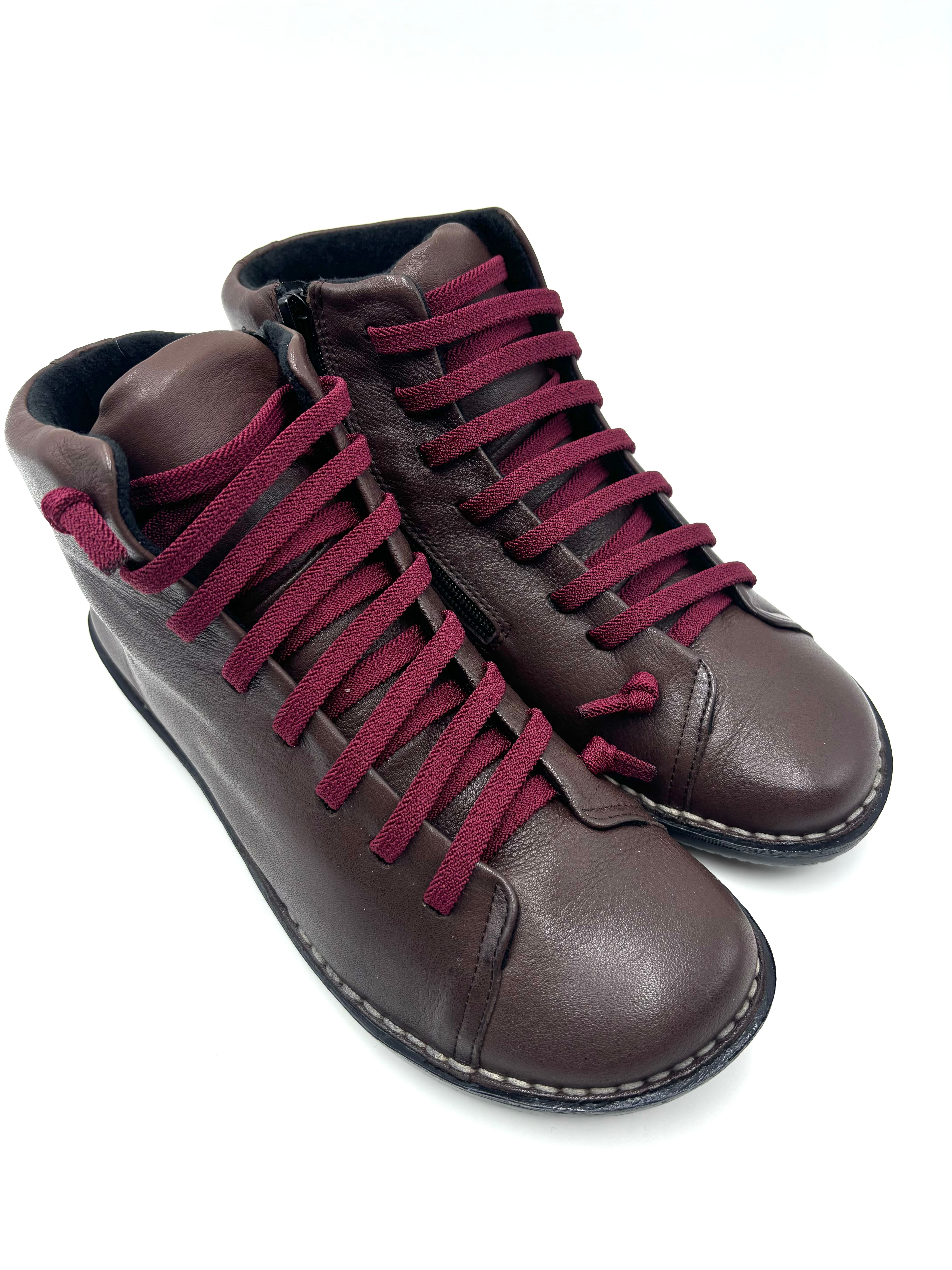 CHACAL SNEAKER STRINGA ELASTICA 6822 MINERVA LODO BROWN