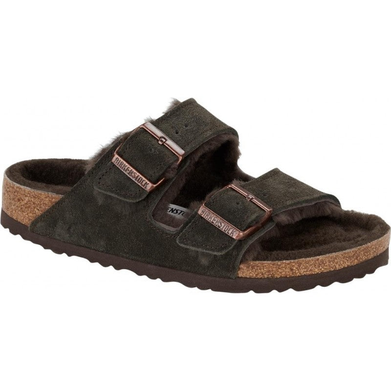 BIRKENSTOCK ARIZONA SHEARLING MOCCA