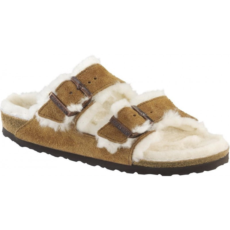 BIRKENSTOCK ARIZONA SHEARLING NOCCIOLA