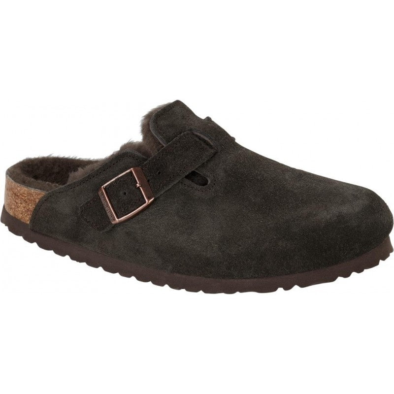 BIRKENSTOCK BOSTON SHEARLING MOCCA