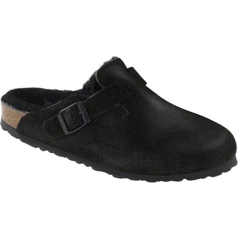 BIRKENSTOCK BOSTON SHEARLING NERO