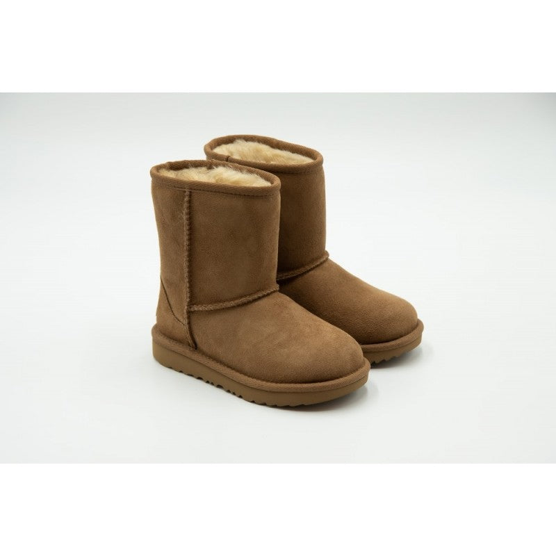 UGG KIDS SHORT DOPPIO FIOCCO CHESTNUT NOCCIOLA