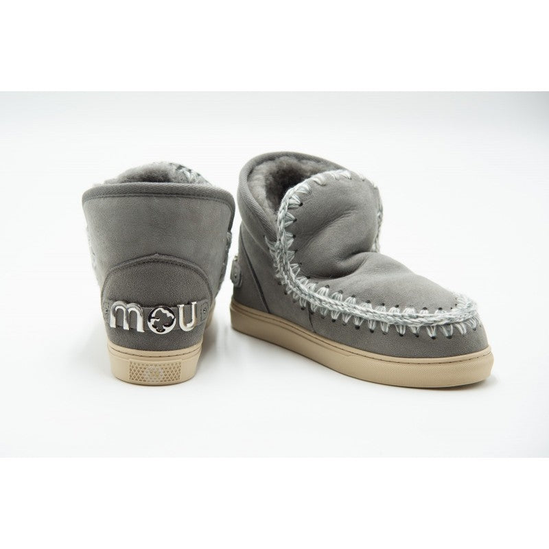 MOU ESKIMO SNEAKER BIG METALLIC LOGO GRIGIO