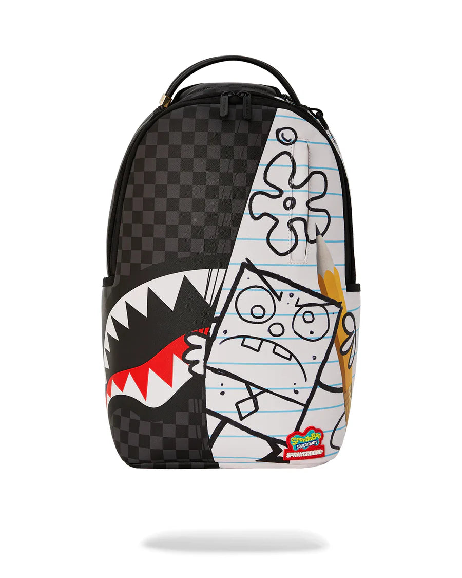 SPRAYGROUND ZAINO SPONGE BOB REVEAL DOODLE DLXSV BACKPACK NERO