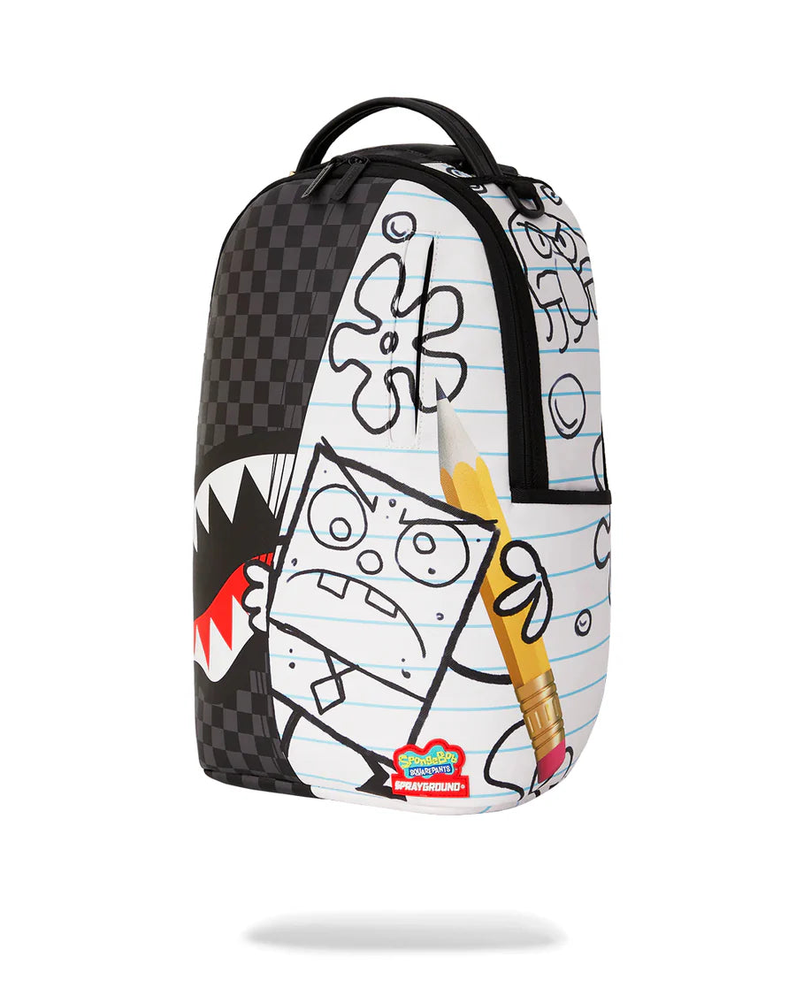 SPRAYGROUND ZAINO SPONGE BOB REVEAL DOODLE DLXSV BACKPACK NERO