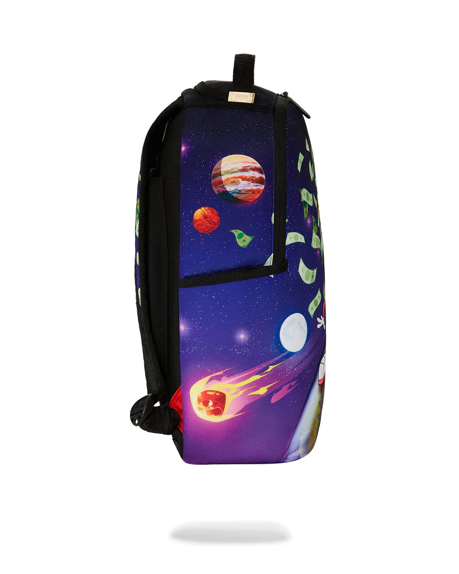 SPRAYGROUND ZAINO WB MARVIN ON TOP OF THE WORLD DLXSR BACKPACK VIOLA