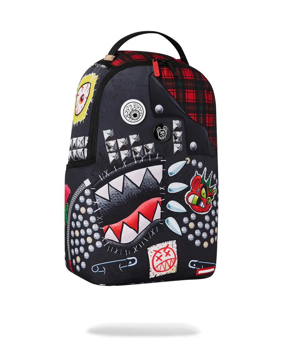 Zaino Sprayground PUNK SHARK DLXSR BACKPACK Nero