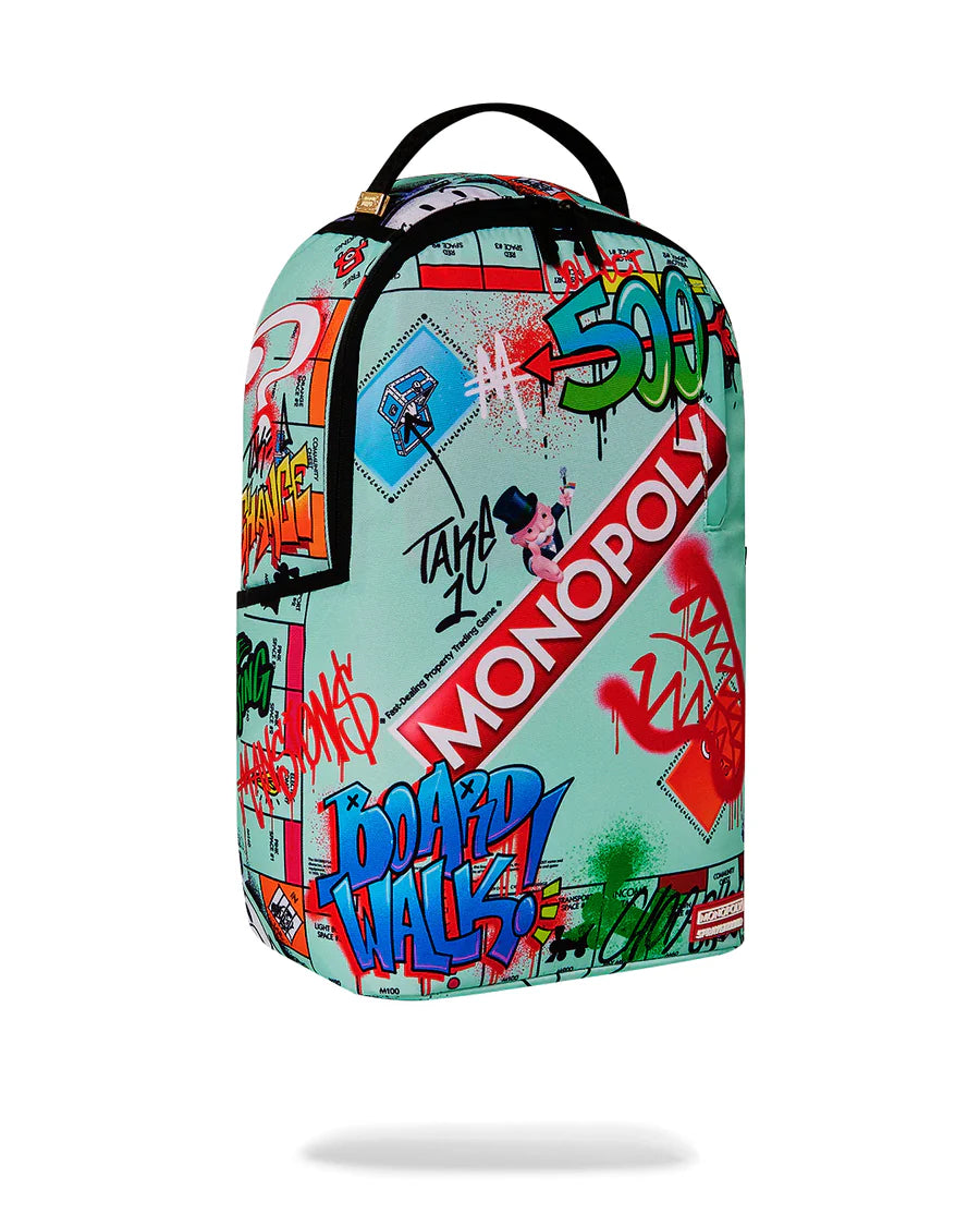 SPRAYGROUND ZAINO MONOPOLY GAME TAG DLXSR BACKPACK VERDE