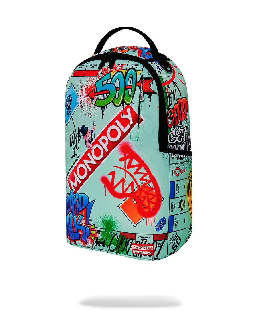 SPRAYGROUND ZAINO MONOPOLY GAME TAG DLXSR BACKPACK VERDE